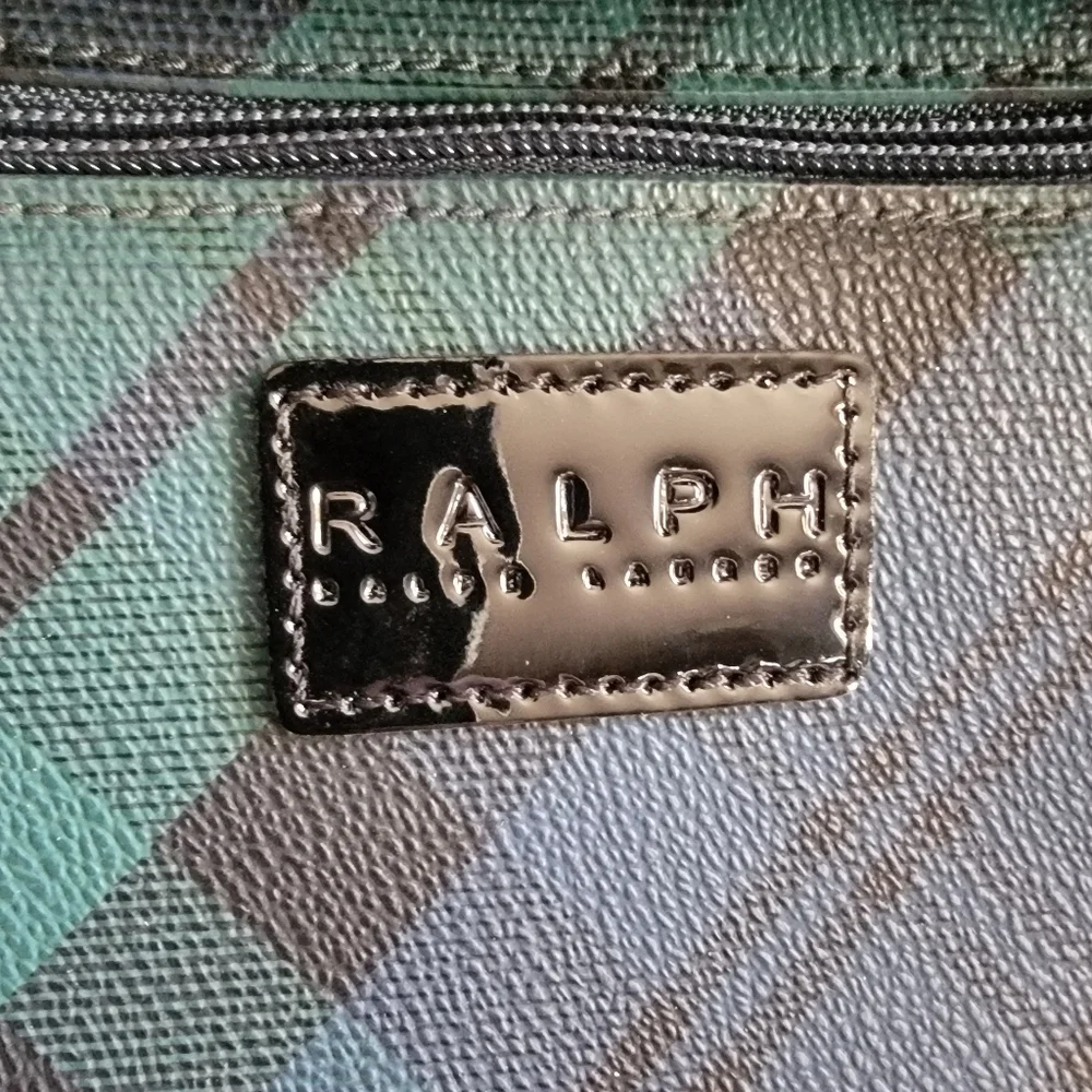 Ralph Lauren Black Label Tartan Plaid Blue Green Shoulder Bag Vintage